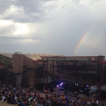 Red Rocks Amphitheatre - Rainbow over Red Rocks about an hour before the show - Music Venues Near Me - Morrison, Colorado Red Rocks Amphitheatre - Rainbow over Red Rocks about an hour before the show - Music Venues Near Me - Morrison, Colorado