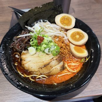 RamenYa - Black Jack Ramen w/ extra egg - Ramen Near Me - Branchburg, New Jersey