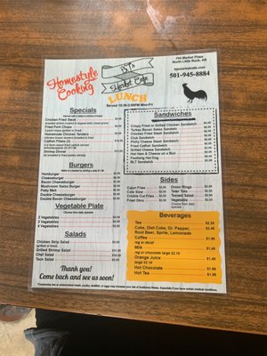 Menu photo 1 BJs Market Cafe North Little Rock, AR Menu photo 1 BJs Market Cafe North Little Rock, AR