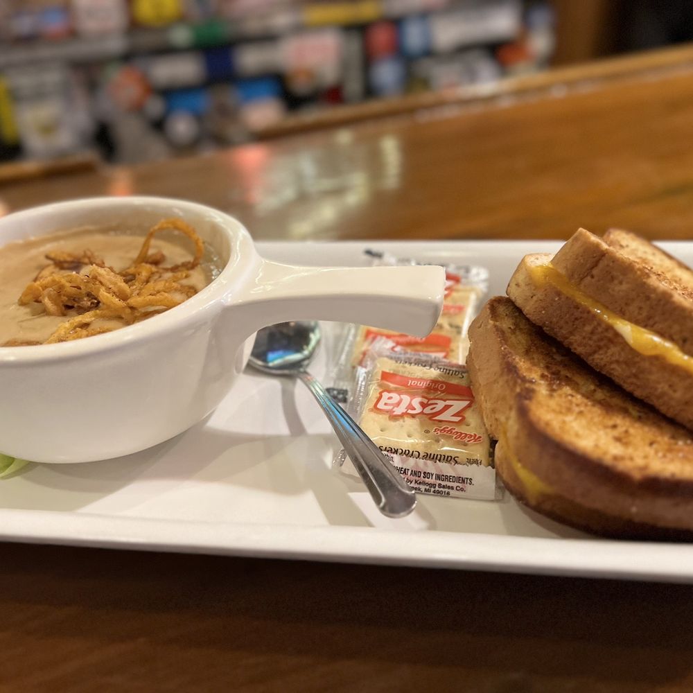 Mango's Mountain Grill - a bowl of soup and a sandwich - Bars Near Me - Red Cliff, Colorado