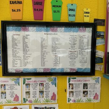 Natalie's Snow Shack - Menu - Shaved Ice Near Me - Azle, Texas Natalie's Snow Shack - Menu - Shaved Ice Near Me - Azle, Texas