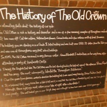 Old Crown Inn - The history of the old crown - Pubs Near Me - Birmingham, XWM Old Crown Inn - The history of the old crown - Pubs Near Me - Birmingham, XWM