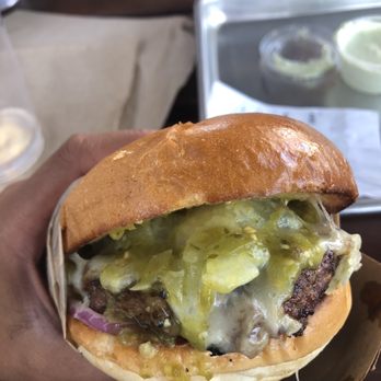 Gotts Roadside - Green Chile Cheeseburger - Burgers Near Me - Napa, California
