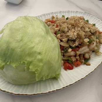 Yeh’s Bao - Shrimp Floss with Lettuce Wrap - Food Delivery Services Near Me - New York, New York Yeh’s Bao - Shrimp Floss with Lettuce Wrap - Food Delivery Services Near Me - New York, New York