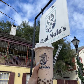 Cool Nate's - Rose Sakura Milk Tea - Bubble Tea Near Me - St. Augustine, Florida