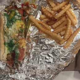 Hotdog and Fries Hotdog and Fries