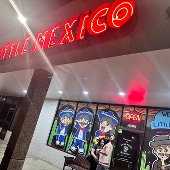 Little Mexico - a neon sign for a mexican restaurant - Mexican Near Me - Longview, Texas