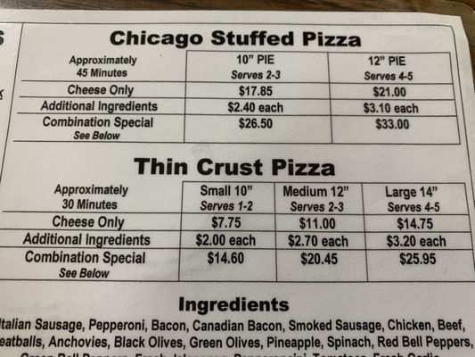 Menu photo 2 Tortugas Homemade Pizza Hoover, AL Menu photo 2 Tortugas Homemade Pizza Hoover, AL