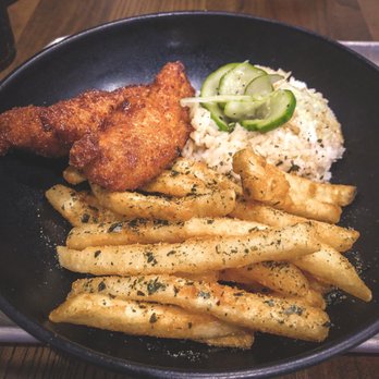 Ponko Chicken - Ponko Chicken with OG sauce, french fries, and PonKo rice. - Asian Fusion Near Me - Atlanta, Georgia