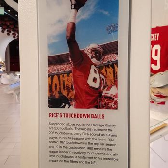 49ers Museum - Info on the Rice touchdown balls - Museums Near Me - Santa Clara, California 49ers Museum - Info on the Rice touchdown balls - Museums Near Me - Santa Clara, California