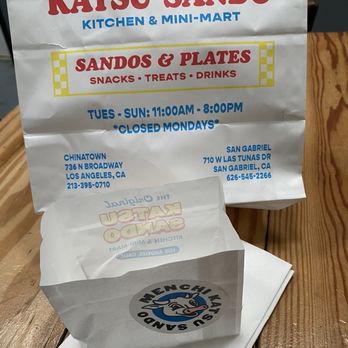 Katsu Sando - Yes - Sandwiches Near Me - Los Angeles, California