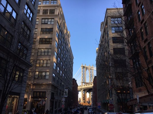 DUMBO Manhattan Bridge View by null