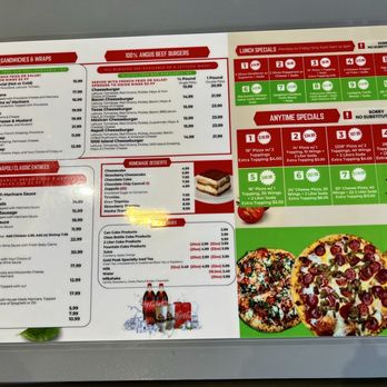 Napoli Pizzeria - The menu - Pizza Near Me - Las Vegas, Nevada
