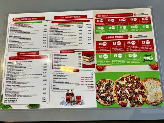 Menu photo 2 Napoli Pizzeria Las Vegas, NV