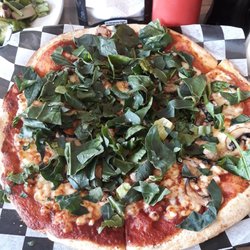 Creta Pizza - Salchicha, champiñón y espinaca