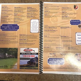 Aleka's - Menu - Greek Near Me - Plattsburgh, New York