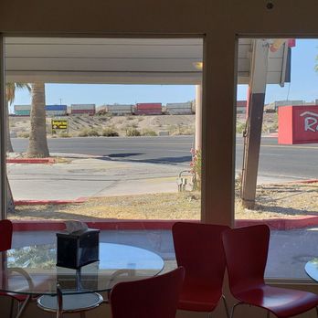Red Roof Inn Needles - Our mediocre view from the inside of the breakfast area. - Hotels Near Me - Needles, California Red Roof Inn Needles - Our mediocre view from the inside of the breakfast area. - Hotels Near Me - Needles, California