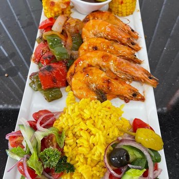 Happy Chef - Prawns with Rice - Ukrainian Near Me - Bunnell, Florida