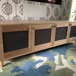 Custom Media Cabinet - Private Commission from Dehn Bloom Design