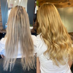 Added 18inches of hair extensions for more density. Text Nicki to book an appointment 209-699-2112 Ig: @hairbynicki91