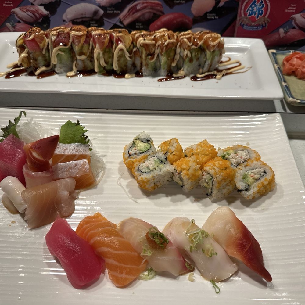 Always delicious Mikado Sushi, long time favorite with NEW rolls! So far the "Rattlesnake" (not pictured) and "Sensational" are AMAZING! Always delicious Mikado Sushi, long time favorite with NEW rolls! So far the "Rattlesnake" (not pictured) and "Sensational" are AMAZING!