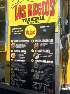 Menu photo 1 Taqueria los Regios Austin, TX Menu photo 1 Taqueria los Regios Austin, TX