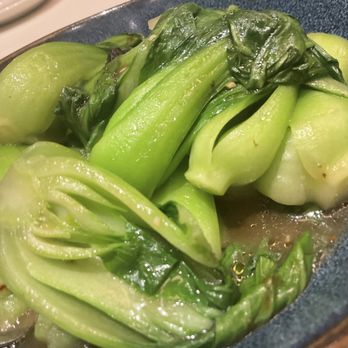Panda Inn - Bok choy, garlic mushrooms. - Chinese Near Me - Ontario, California