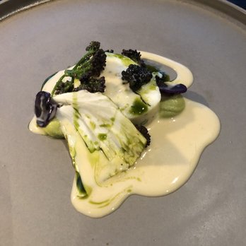 Fenchurch Restaurant - Turbot with a champagne sauce and leafy greens - Modern European Near Me - London, XGL