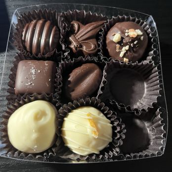 Schocolat - The 2 missing are the white chocolate truffles - Chocolatiers & Shops Near Me - Leavenworth, Washington Schocolat - The 2 missing are the white chocolate truffles - Chocolatiers & Shops Near Me - Leavenworth, Washington