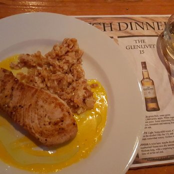 The Station - Ginger and carrot sauce, & swordfish is fantastic! - Salad Near Me - Raleigh, North Carolina