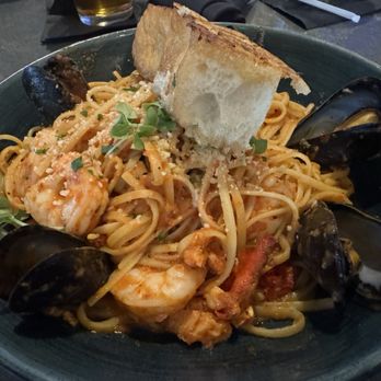 Makers Union - Shrimp, lobster, and mussel Linguini. - American Near Me - Arlington, Virginia Makers Union - Shrimp, lobster, and mussel Linguini. - American Near Me - Arlington, Virginia