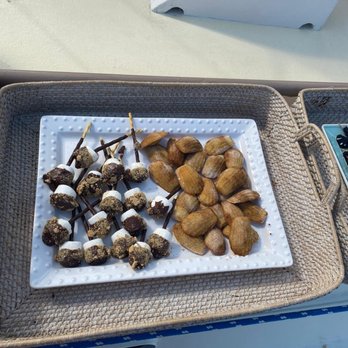 Cornbread26 Food - Smore sticks and French Toast madeleines - Caterers Near Me