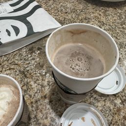 Terrible business practice to make an extra buck! Fill the cup to the proper level!!
