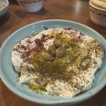 Nabiha - Hummus with oregano! - Middle Eastern Near Me - Washington, DC, District of Columbia