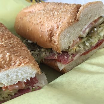 Dino's Subs - #12 add salami, the works, Dino dressed, add pickles - Sandwiches Near Me - Arlington, Texas Dino's Subs - #12 add salami, the works, Dino dressed, add pickles - Sandwiches Near Me - Arlington, Texas