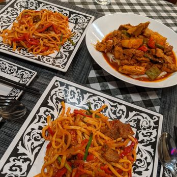 Dolan Uyghur Restaurant - Mom's Laghman, hot chicken stew - Asian Fusion Near Me - Washington, DC, District of Columbia
