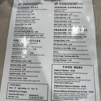 Bopomofo Cafe - menu march 2025 - Cafes Near Me - Irvine, California