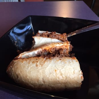 Hecky's Sub Shop - Mini-cheesesteak with sauce and onion. Didn't disappoint! - Sandwiches Near Me - Hamburg, Pennsylvania Hecky's Sub Shop - Mini-cheesesteak with sauce and onion. Didn't disappoint! - Sandwiches Near Me - Hamburg, Pennsylvania
