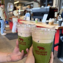 Iced Strawberry Matcha Cloud