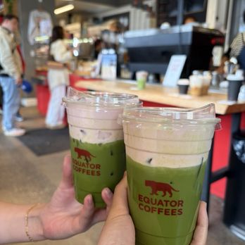 Equator Coffees - Iced Strawberry Matcha Cloud - Coffee & Tea Near Me - San Francisco, California