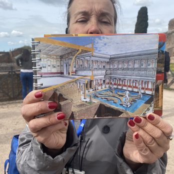 City Wonders - Paola had pictures of each area to show us that it would have looked like. - Walking Tours Near Me City Wonders - Paola had pictures of each area to show us that it would have looked like. - Walking Tours Near Me