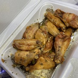 Garlic Parm wings