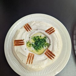 Stella Maris Restaurant & Hookah Lounge - Hummus appetizer (pita bread not pictured)