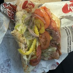 Penn Station East Coast Subs - Grilled Italian sub