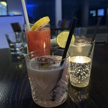 Frolik Kitchen + Cocktails - Lavender haze, love potion #24, saved by the bell - IG @bougiefoodieboi - New American Near Me - Seattle, Washington