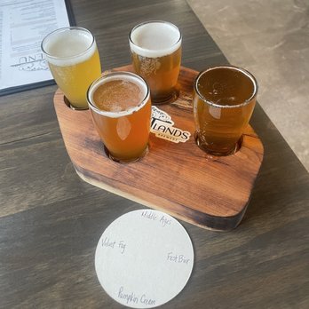Wetlands Brewery - Beer flight - Breweries Near Me - Van Etten, New York Wetlands Brewery - Beer flight - Breweries Near Me - Van Etten, New York