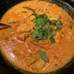 Red Thai Coconut Curry with chicken