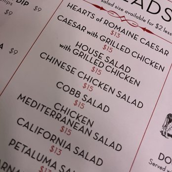 Barnaby's Cafe - The salad menu-- amazing salads! - American Near Me - Houston, Texas Barnaby's Cafe - The salad menu-- amazing salads! - American Near Me - Houston, Texas