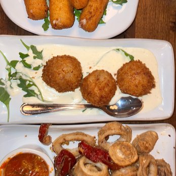 Spiga - Arancini (Rice Balls), Calamari Fritti, Fried Mozzarella, - Pizza Near Me - New Canaan, Connecticut