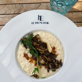 Le Plongeoir - Carnaroli Risotto with Seasonal Mushrooms @ Le Plongeoir - Mediterranean Near Me - Nice, 06
